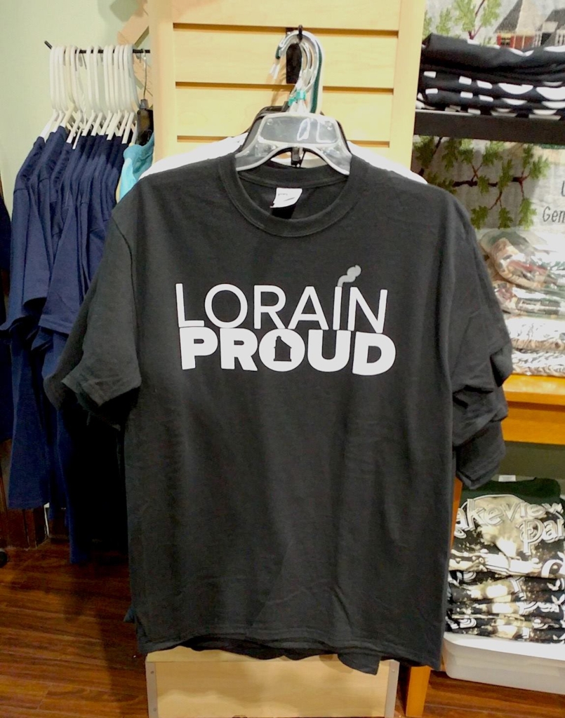 LorainProud black tshirt